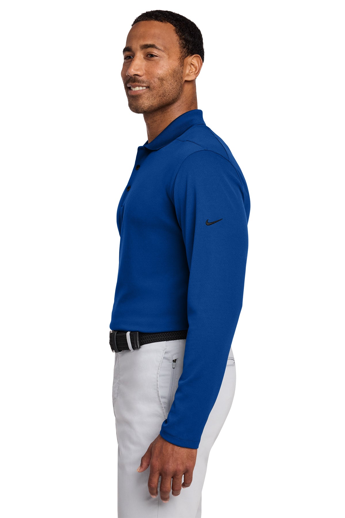 Nike Dri‑FIT Micro Pique 2.0 Long Sleeve Polo – NKDC2104