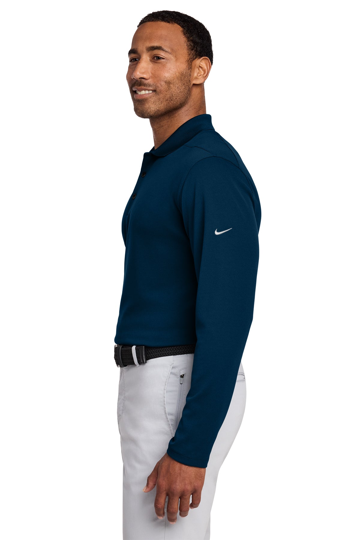 Nike Dri‑FIT Micro Pique 2.0 Long Sleeve Polo – NKDC2104