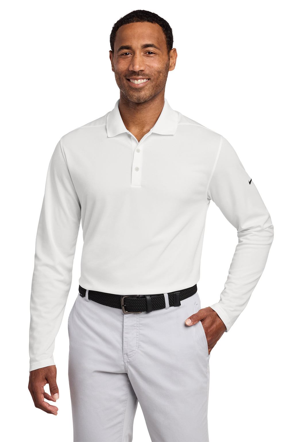 Nike Dri‑FIT Micro Pique 2.0 Long Sleeve Polo – NKDC2104