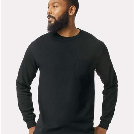 Unisex Ultra Cotton® Long Sleeve Pocket T-Shirt