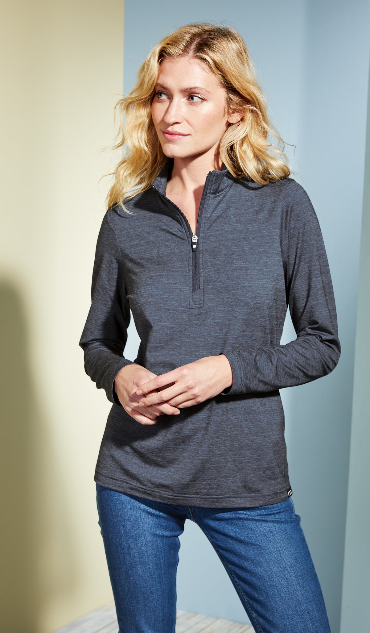 TravisMathew Women’s Crestview 1/4‑Zip – TM1WW003