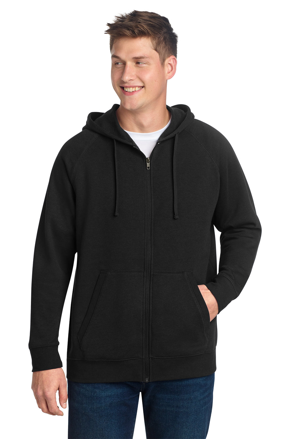 Sport‑Tek® Drive Fleece Hooded Full‑Zip – STF201