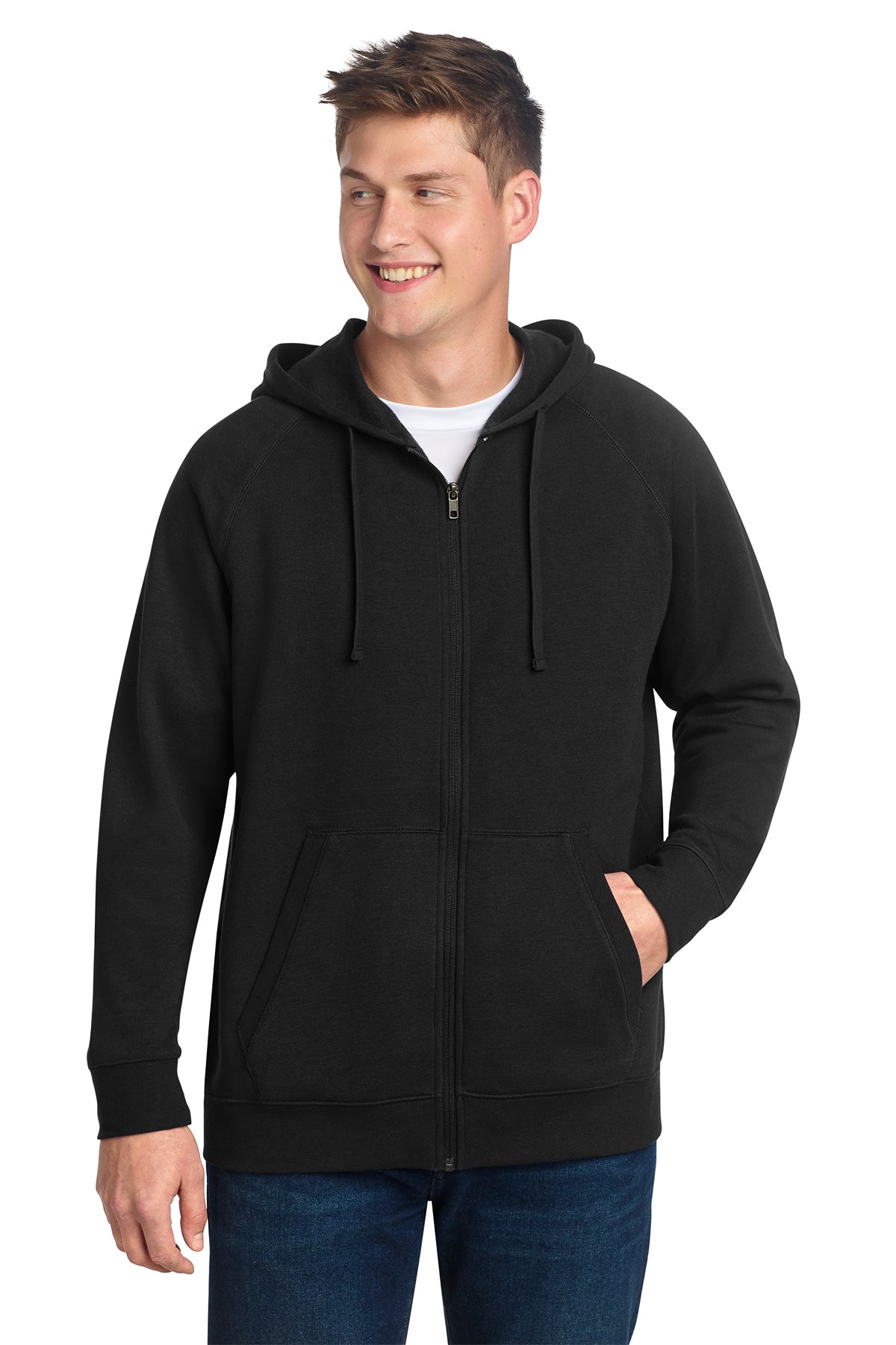 Sport‑Tek® Drive Fleece Hooded Full‑Zip – STF201