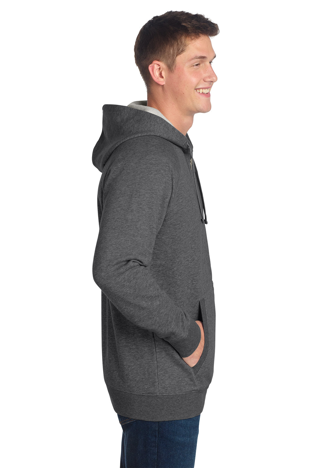 Sport‑Tek® Drive Fleece Hooded Full‑Zip – STF201
