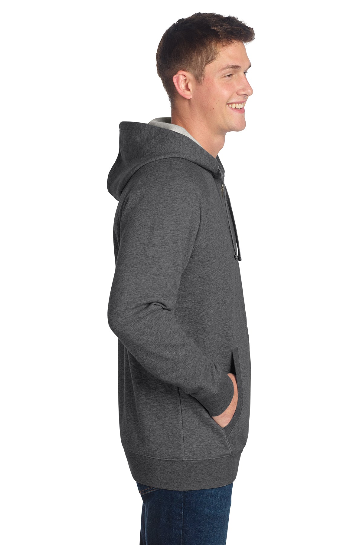 Sport‑Tek® Drive Fleece Hooded Full‑Zip – STF201
