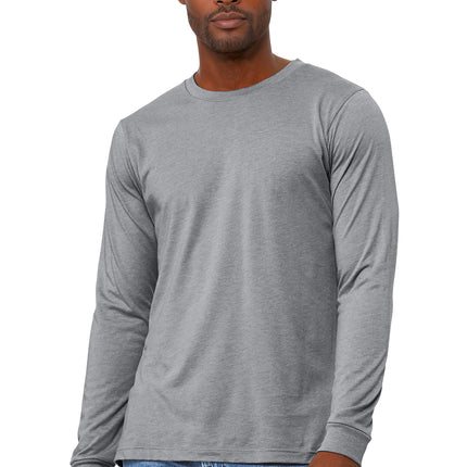 BELLA+CANVAS Unisex Heather CVC Long Sleeve Tee – BC3501CVC