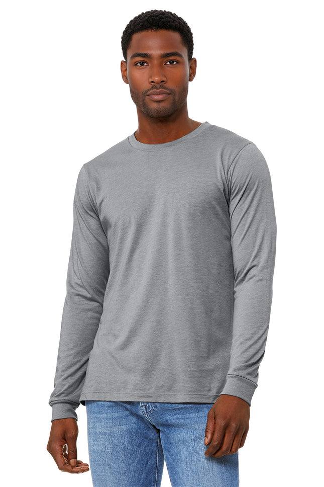 BELLA+CANVAS Unisex Heather CVC Long Sleeve Tee – BC3501CVC