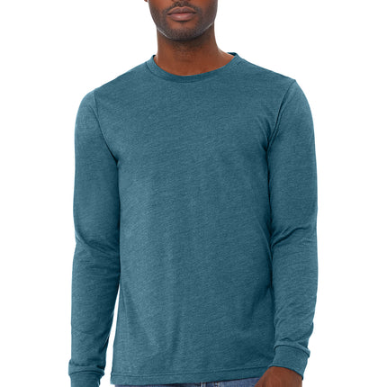 BELLA+CANVAS Unisex Heather CVC Long Sleeve Tee – BC3501CVC