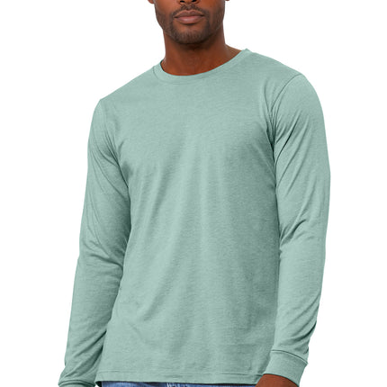 BELLA+CANVAS Unisex Heather CVC Long Sleeve Tee – BC3501CVC