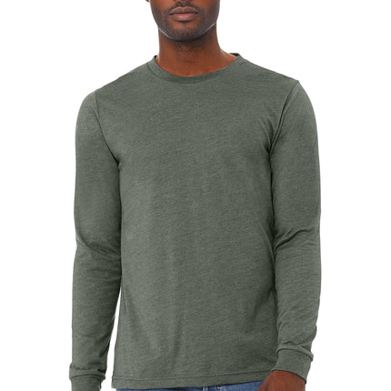 BELLA+CANVAS Unisex Heather CVC Long Sleeve Tee – BC3501CVC