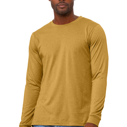 BELLA+CANVAS Unisex Heather CVC Long Sleeve Tee – BC3501CVC