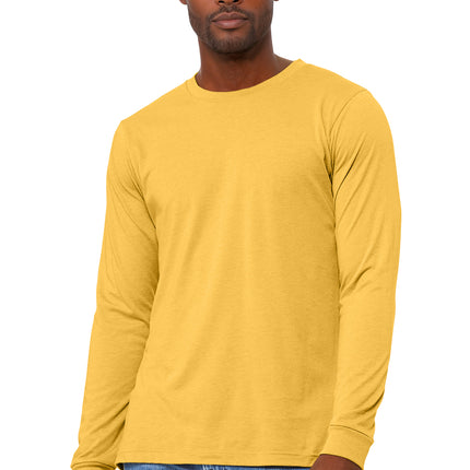 BELLA+CANVAS Unisex Heather CVC Long Sleeve Tee – BC3501CVC