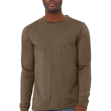 BELLA+CANVAS Unisex Heather CVC Long Sleeve Tee – BC3501CVC