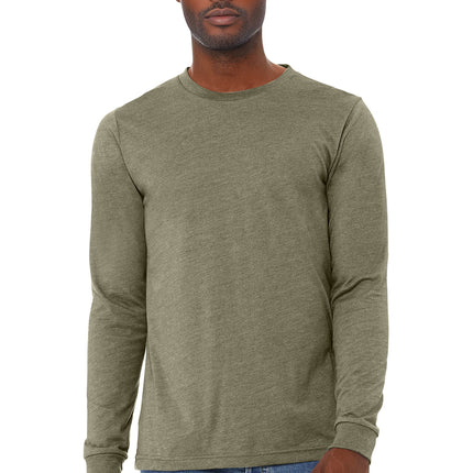 BELLA+CANVAS Unisex Heather CVC Long Sleeve Tee – BC3501CVC