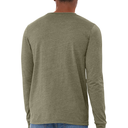 BELLA+CANVAS Unisex Heather CVC Long Sleeve Tee – BC3501CVC
