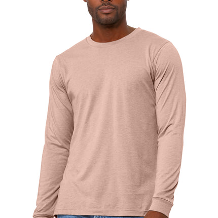 BELLA+CANVAS Unisex Heather CVC Long Sleeve Tee – BC3501CVC