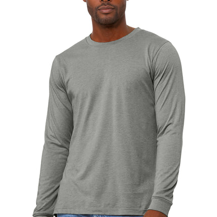 BELLA+CANVAS Unisex Heather CVC Long Sleeve Tee – BC3501CVC