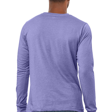 BELLA+CANVAS Unisex Heather CVC Long Sleeve Tee – BC3501CVC