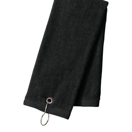 Port Authority Grommeted Tri‑Fold Golf Towel — TW50