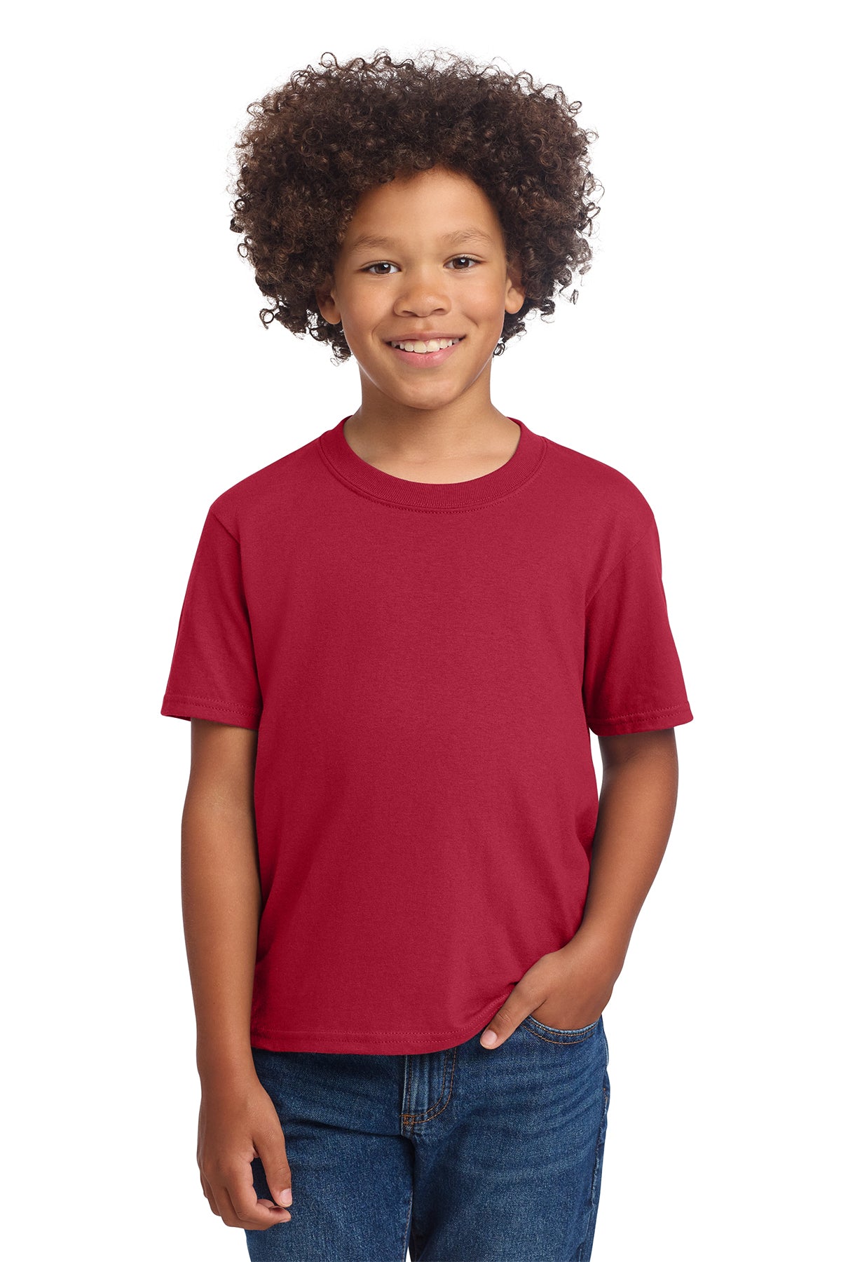 Port & Co™ Youth Core Cotton DTG Tee — PC54YDTG