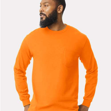 Unisex Ultra Cotton® Long Sleeve Pocket T-Shirt