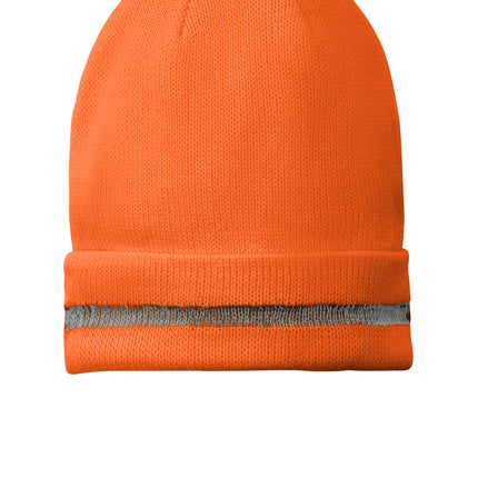 CornerStone® Enhanced Visibility Beanie with Reflective Stripe – CS800