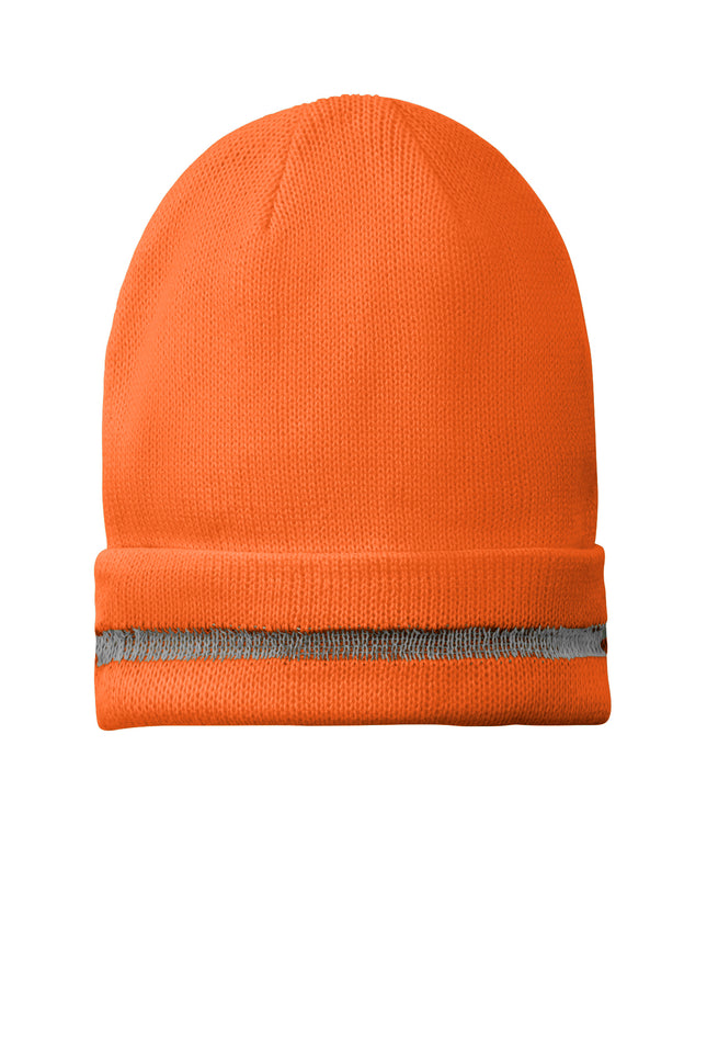 CornerStone® Enhanced Visibility Beanie with Reflective Stripe – CS800