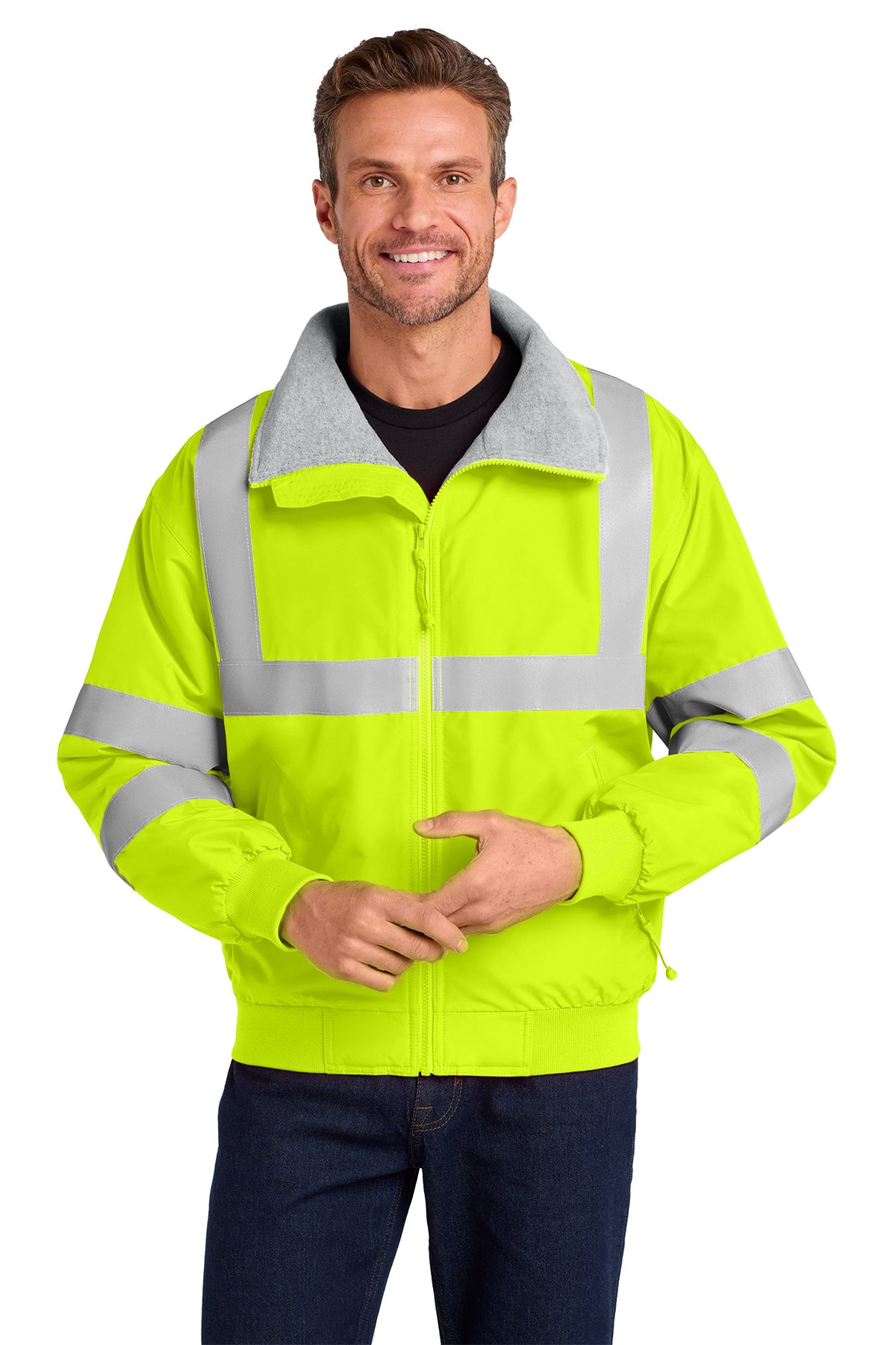 Port Authority® Enhanced Visibility Challenger™ Jacket with Reflective Taping – SRJ75