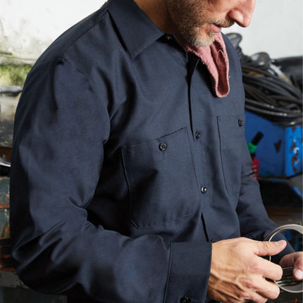 Red Kap® Long Sleeve Industrial Work Shirt – SP14