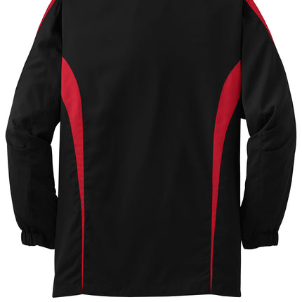 Sport‑Tek® Youth Colorblock Raglan Jacket – YST60