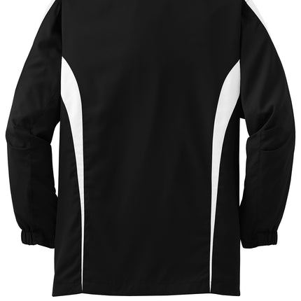Sport‑Tek® Youth Colorblock Raglan Jacket – YST60