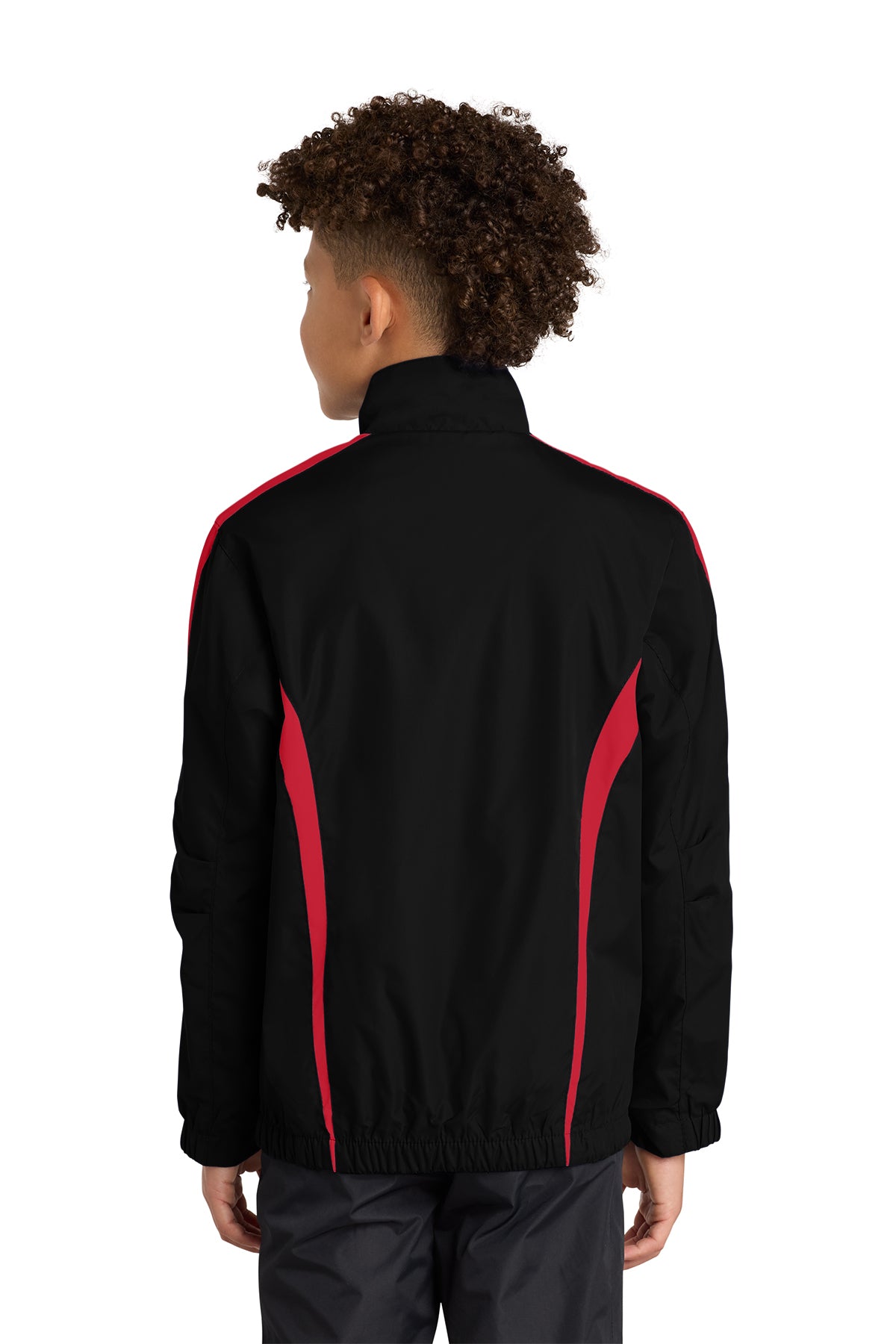 Sport‑Tek® Youth Colorblock Raglan Jacket – YST60