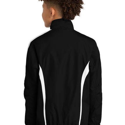 Sport‑Tek® Youth Colorblock Raglan Jacket – YST60