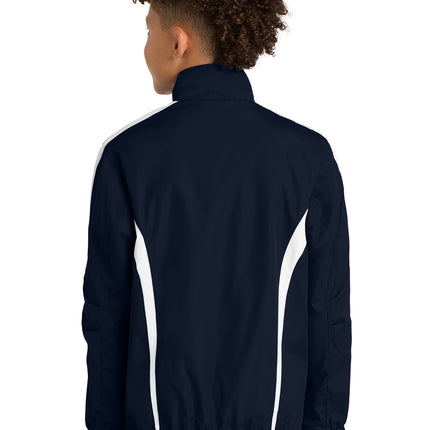 Sport‑Tek® Youth Colorblock Raglan Jacket – YST60