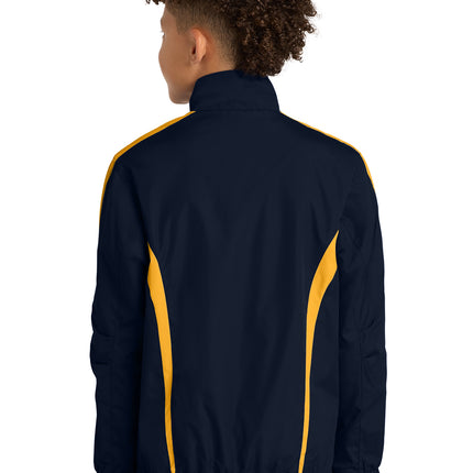 Sport‑Tek® Youth Colorblock Raglan Jacket – YST60