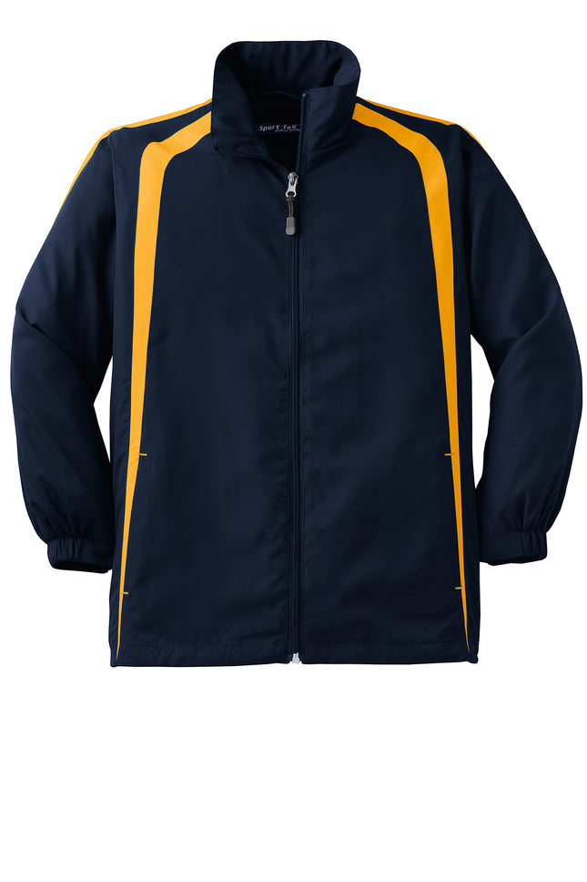 Sport‑Tek® Youth Colorblock Raglan Jacket – YST60