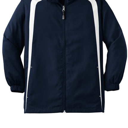 Sport‑Tek® Youth Colorblock Raglan Jacket – YST60