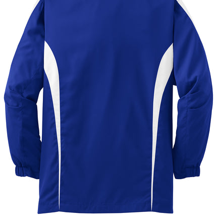 Sport‑Tek® Youth Colorblock Raglan Jacket – YST60