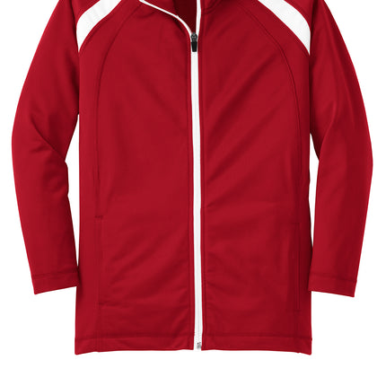 Sport‑Tek® Youth Tricot Track Jacket – YST90