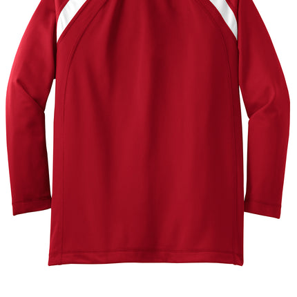 Sport‑Tek® Youth Tricot Track Jacket – YST90