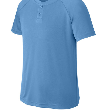 Sport‑Tek® Youth PosiCharge® Competitor™ 2‑Button Henley – YST359