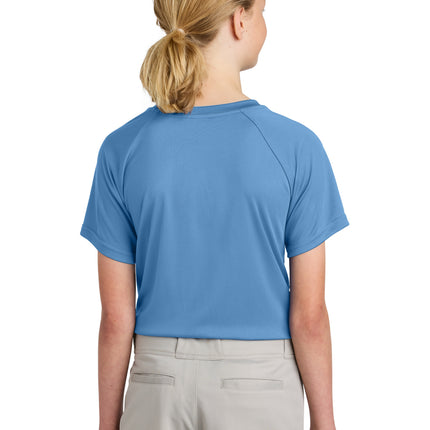 Sport‑Tek® Youth PosiCharge® Competitor™ 2‑Button Henley – YST359