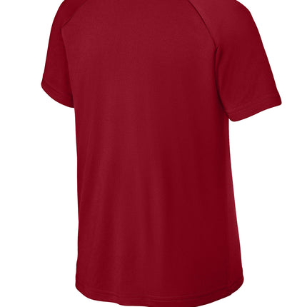 Sport‑Tek® Youth PosiCharge® Competitor™ 2‑Button Henley – YST359