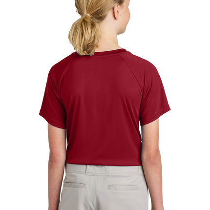 Sport‑Tek® Youth PosiCharge® Competitor™ 2‑Button Henley – YST359