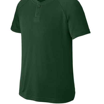 Sport‑Tek® Youth PosiCharge® Competitor™ 2‑Button Henley – YST359