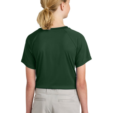 Sport‑Tek® Youth PosiCharge® Competitor™ 2‑Button Henley – YST359