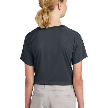 Sport‑Tek® Youth PosiCharge® Competitor™ 2‑Button Henley – YST359