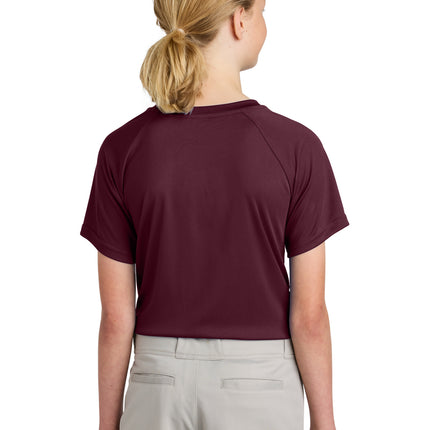 Sport‑Tek® Youth PosiCharge® Competitor™ 2‑Button Henley – YST359