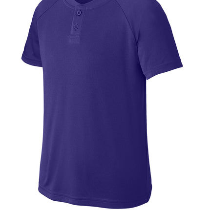 Sport‑Tek® Youth PosiCharge® Competitor™ 2‑Button Henley – YST359