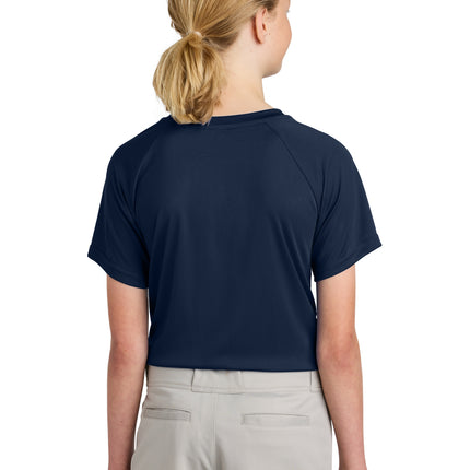 Sport‑Tek® Youth PosiCharge® Competitor™ 2‑Button Henley – YST359